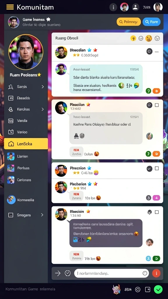 Karakter-karakter menarik siap menemani petualangan Anda.