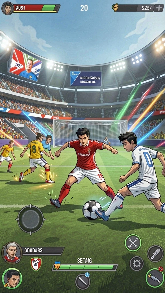 Tangkapan layar ini menunjukkan mode multiplayer yang seru.