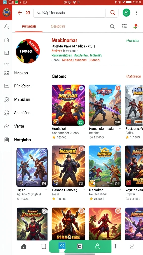 Tampilan antarmuka yang user-friendly dan menarik.