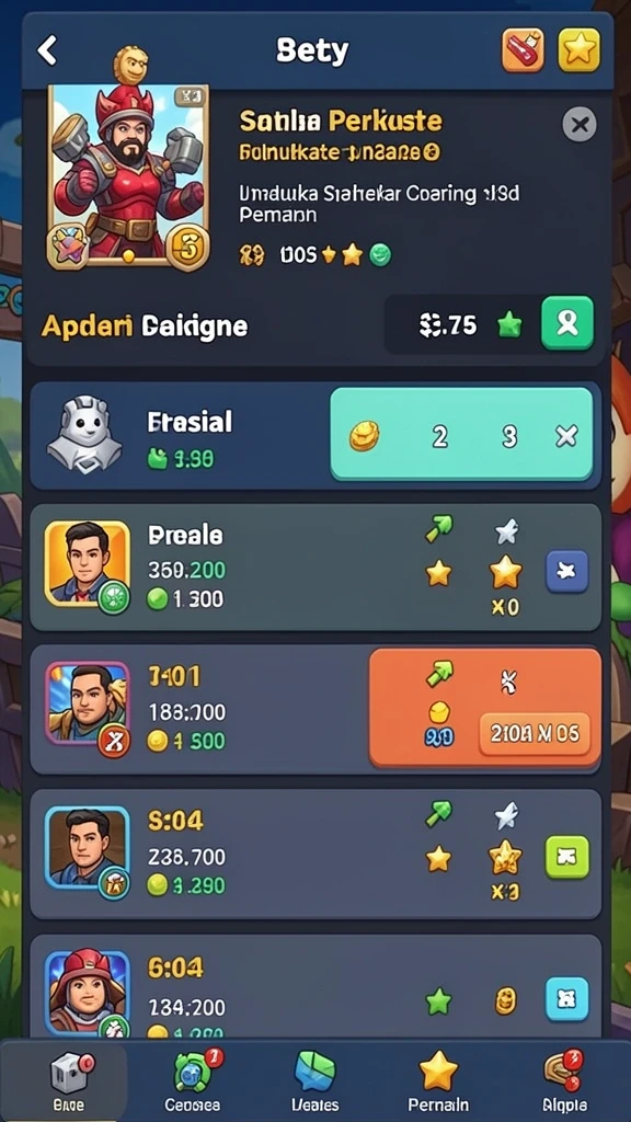 Beragam permainan slot yang menegangkan.