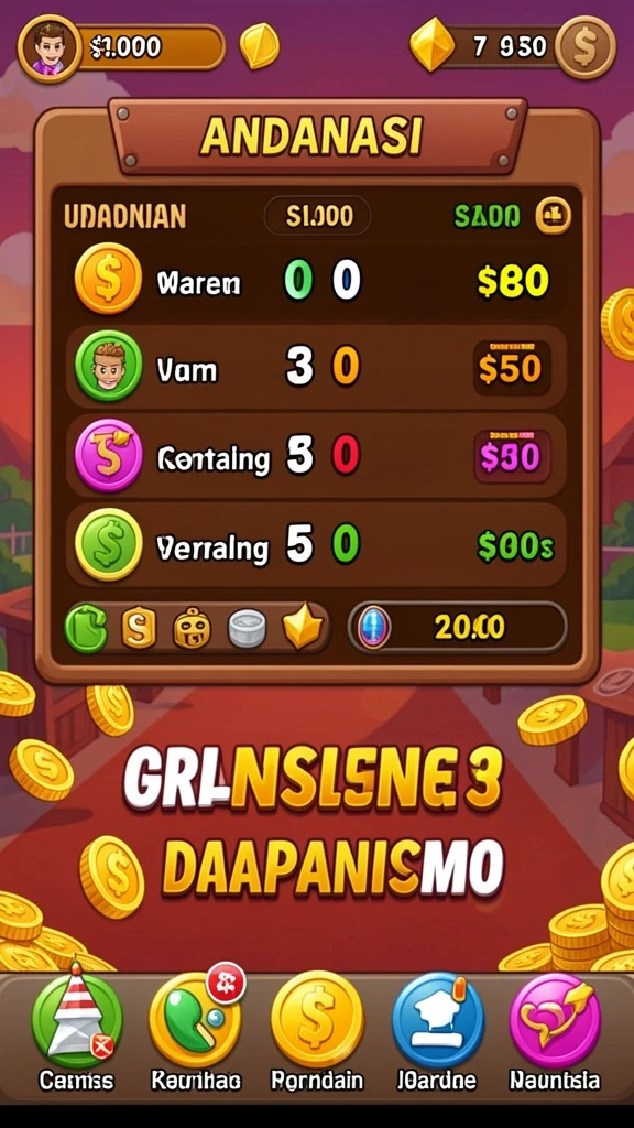 Tangkapan layar fitur bonus baru yang menggiurkan.