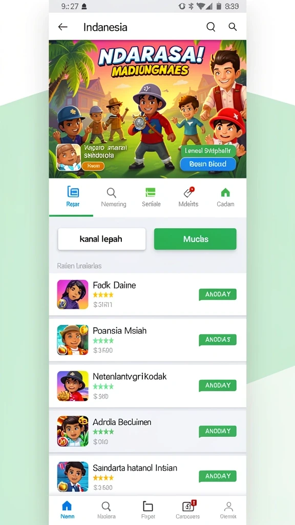 Tampilan antarmuka yang menarik dan mudah dinavigasi.