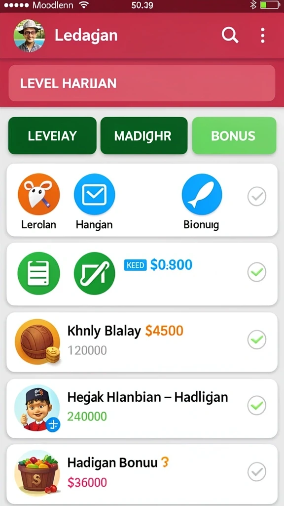 Mode permainan yang seru dan mendebarkan.