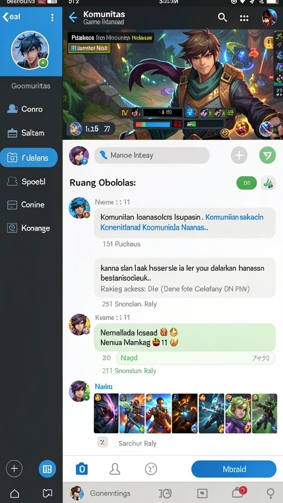 Tantangan level yang seru dan mendebarkan.