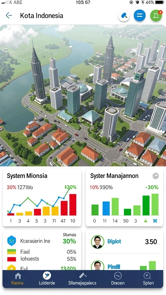 Tampilan antarmuka yang menarik dan user-friendly.