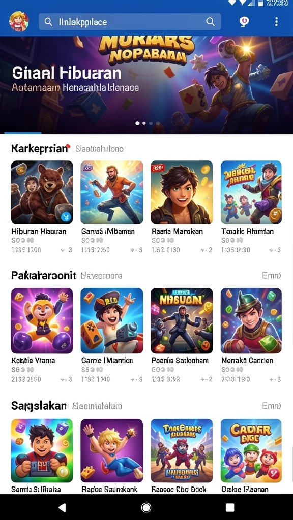 Tampilan awal JKTJKT yang menarik dan penuh warna.