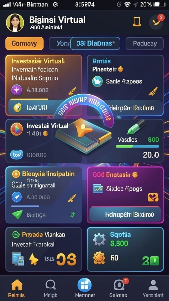 Tampak antarmuka utama JUARAGO yang menarik.