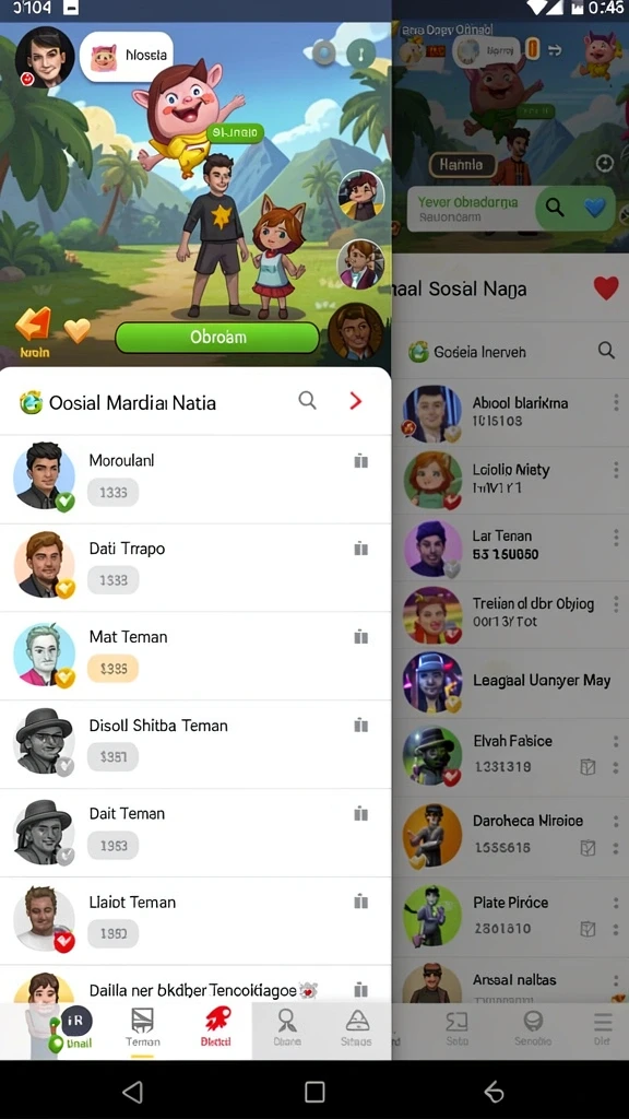 Mode kompetisi yang seru untuk dimainkan bersama teman.