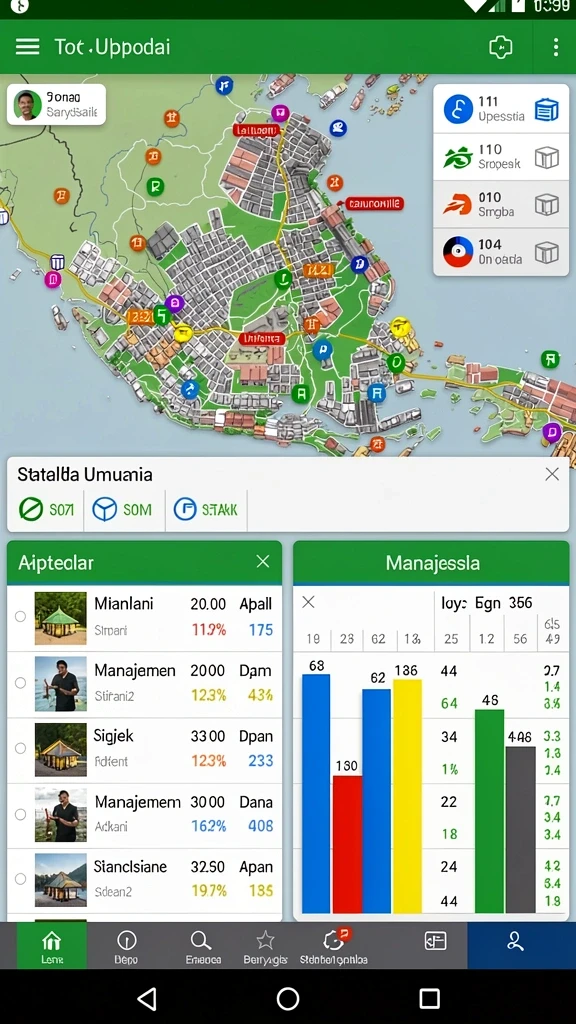 Fitur komunitas untuk berbagi pengalaman.