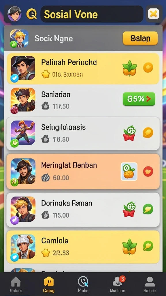 Karakter unik dan menarik untuk dimainkan.