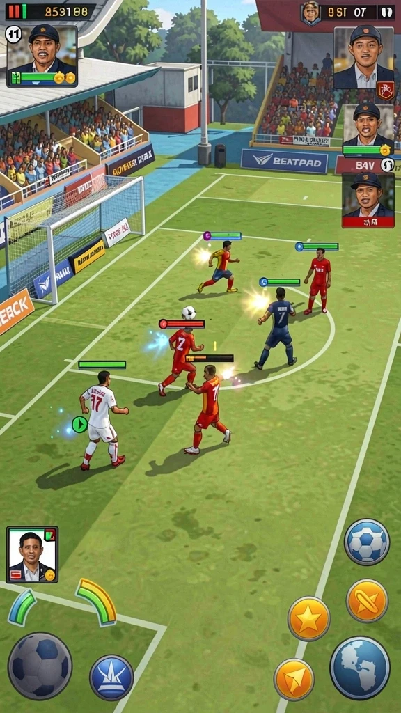 Screenshot menampilkan leaderboard teratas dengan pemain terbaik.