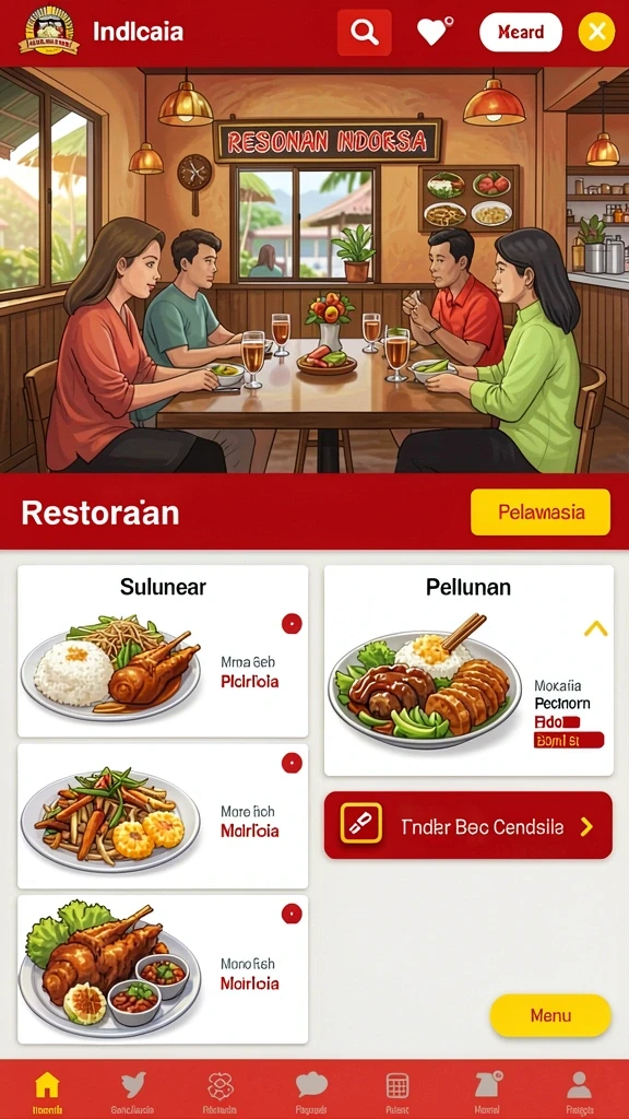 Tampilan antarmuka modern dan intuitif.
