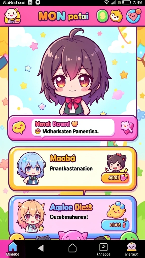 Karakter unik dengan skill yang menantang.