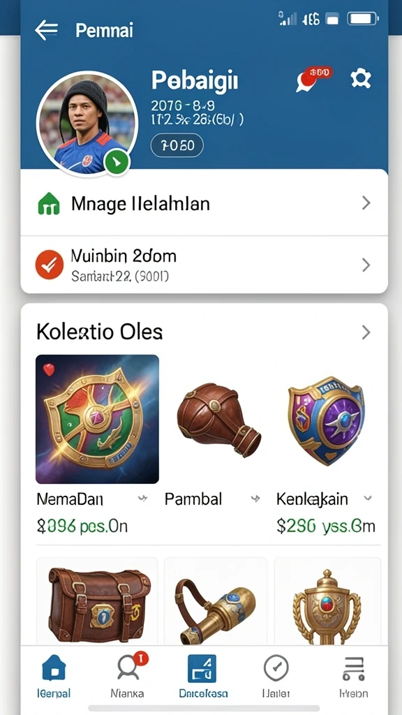 Karakter dengan kemampuan unik yang dapat dipilih.