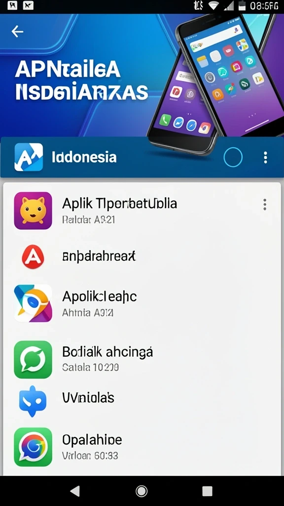 Tampilan antarmuka aplikasi yang menarik