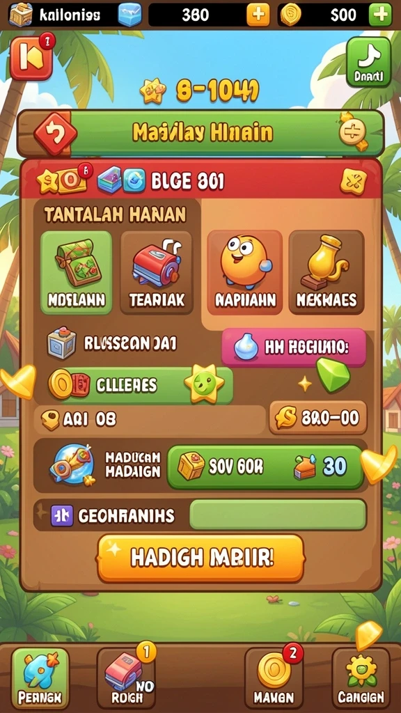 Tampilan awal game yang mengesankan.