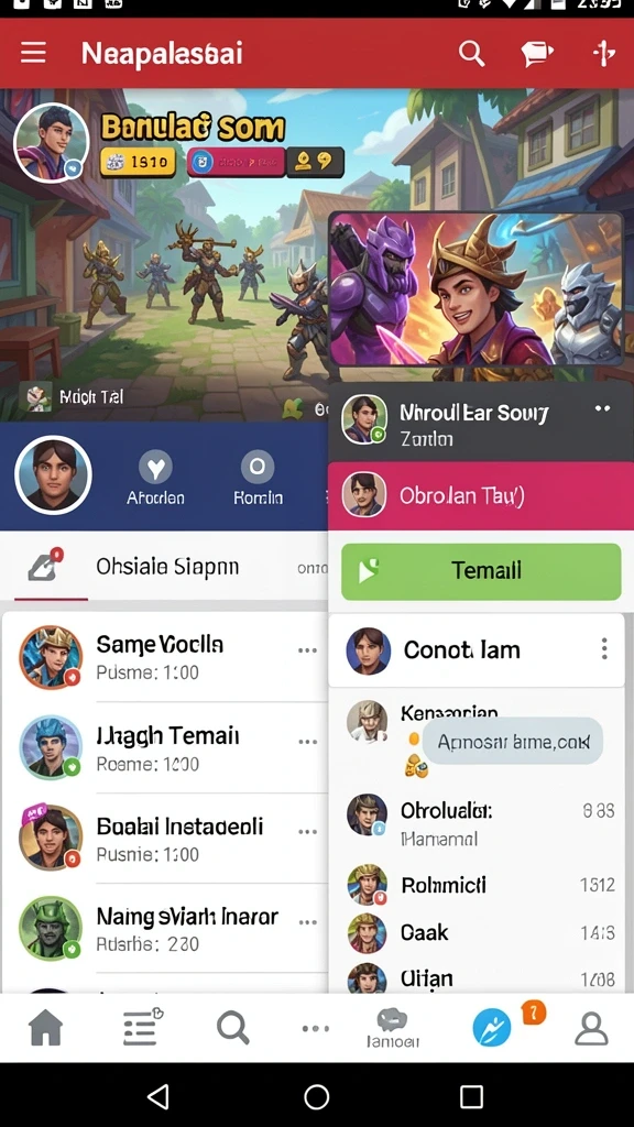 Mode multiplayer yang seru dan kompetitif.