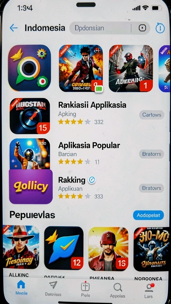 Banyak pilihan permainan menarik yang selalu diperbarui.