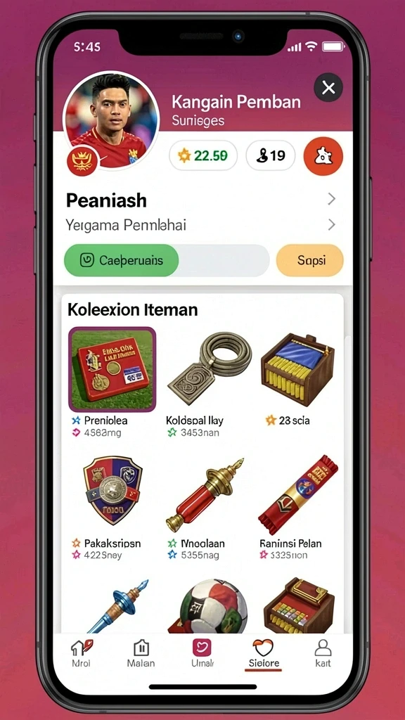 Tampilan antarmuka yang user-friendly dan menarik.