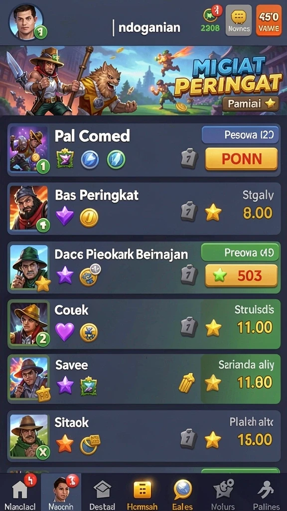 Event khusus dengan hadiah menarik untuk para pemain.
