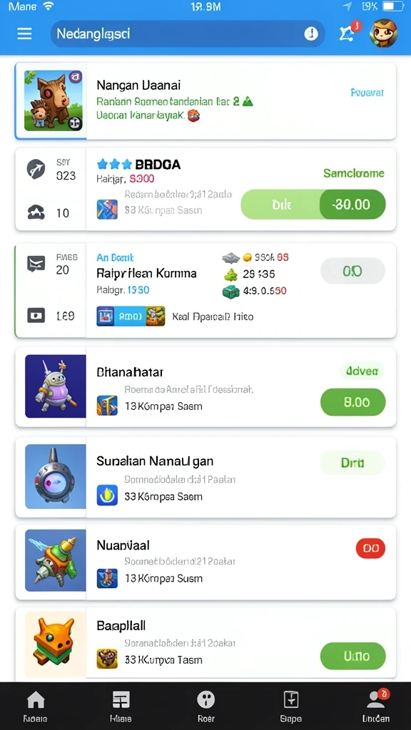 Tampilan antarmuka yang bersih dan mudah dinavigasi.