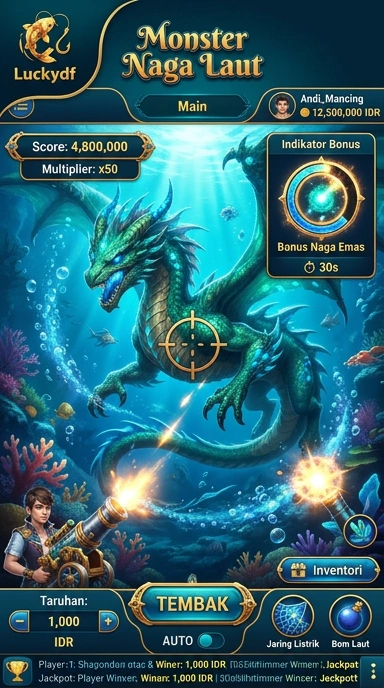 luckydf — layar beranda